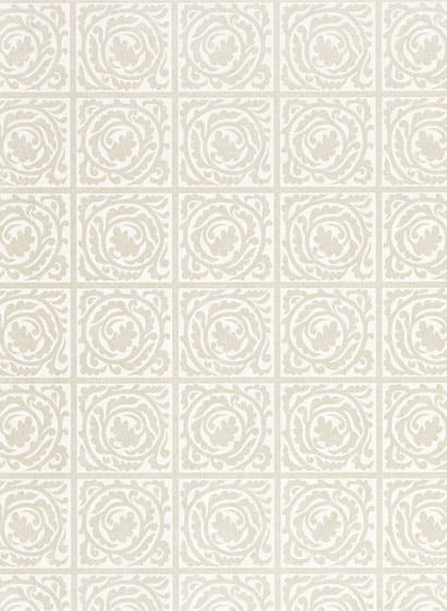 Tapete Pure Scroll - White Clover