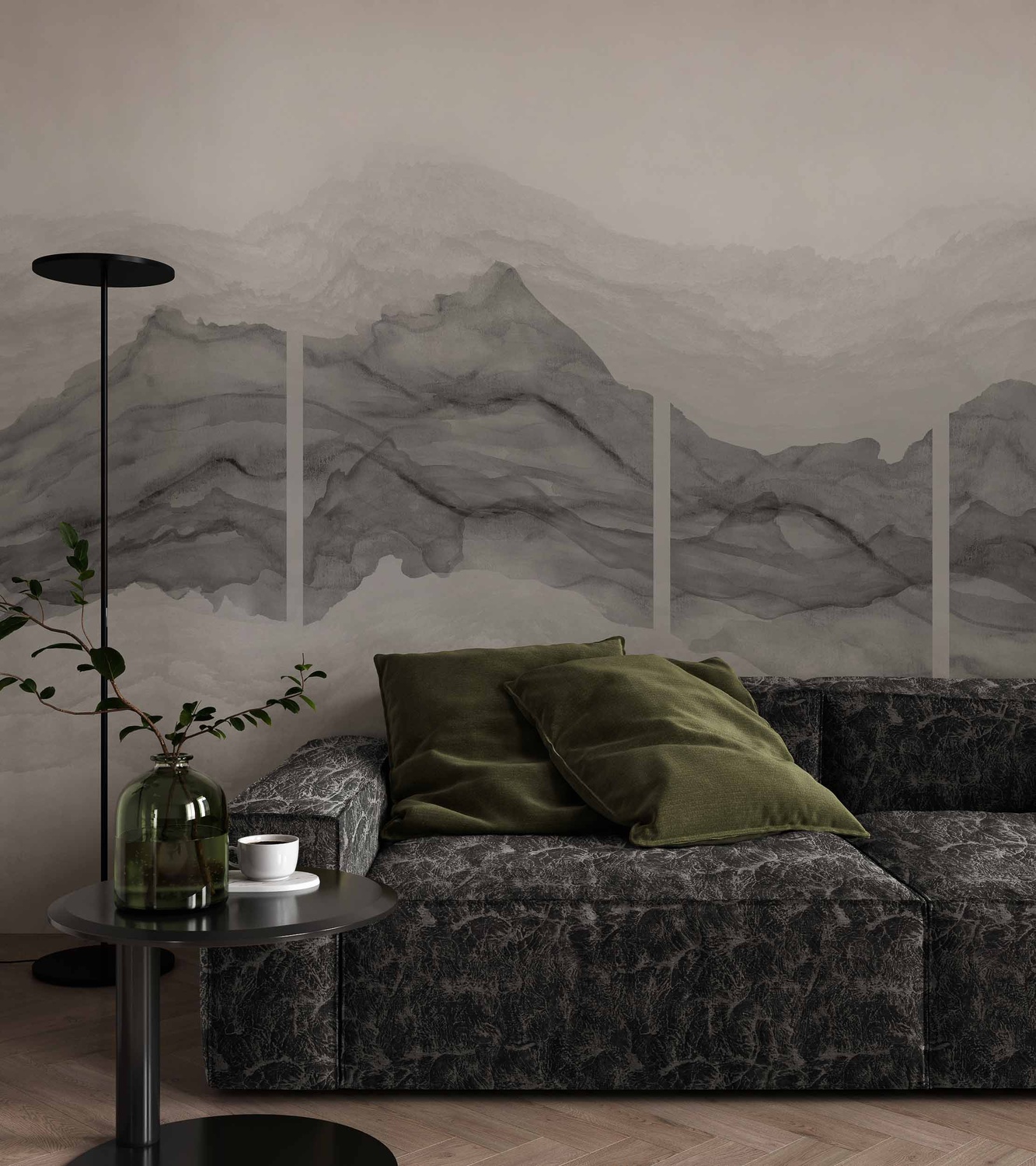 Stoff Sepia - Stone