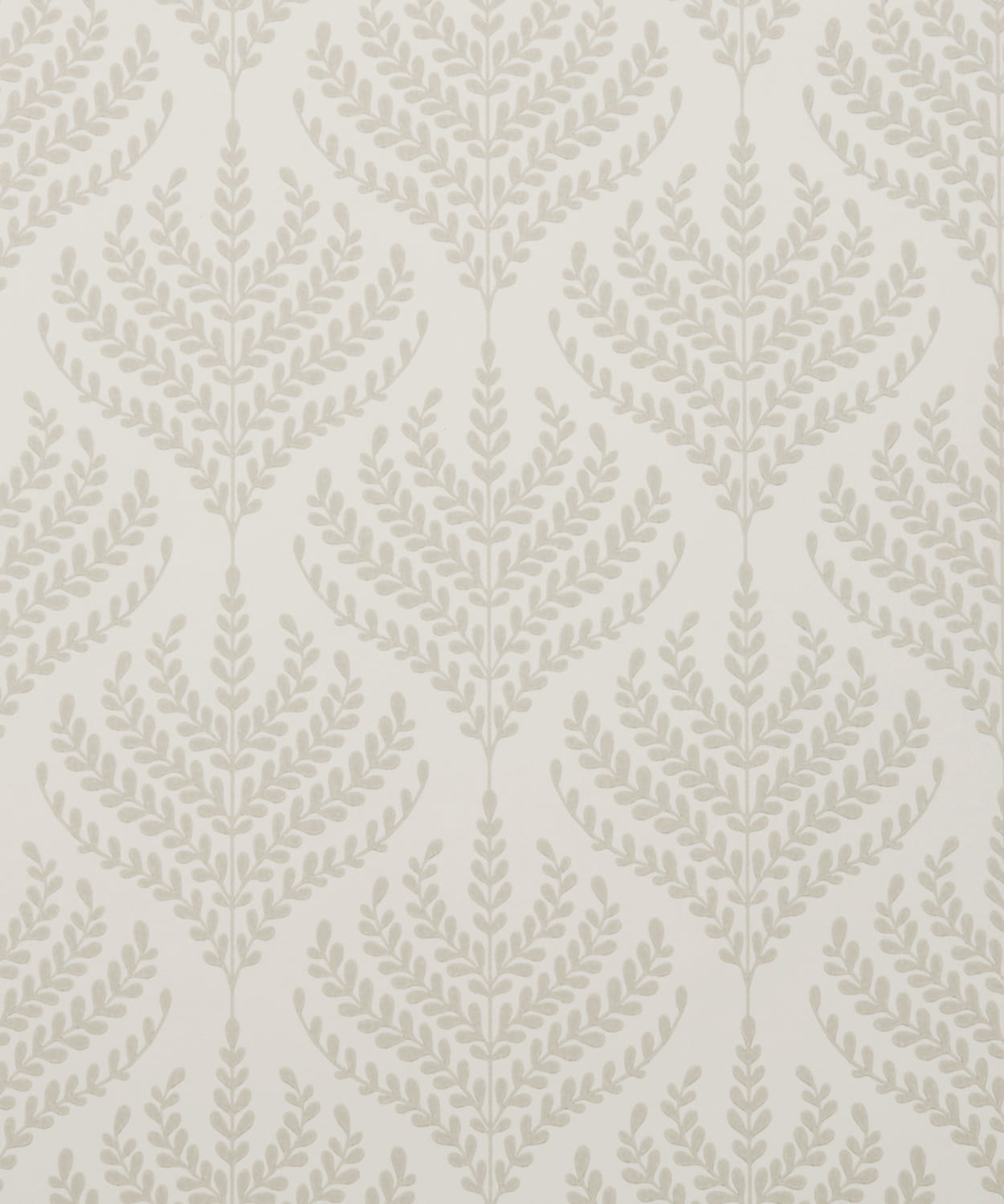 Tapete Paisley Fern - Pewter White
