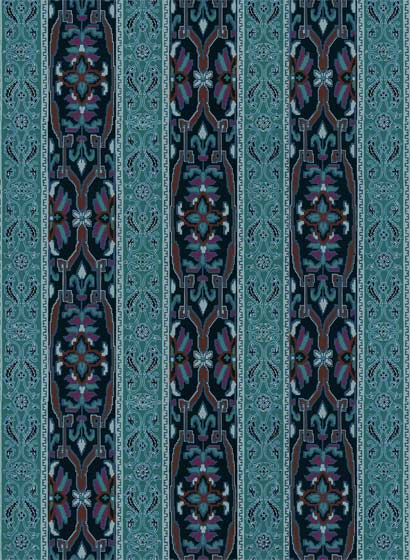 Tapete Mamounia - Midnight/ Azurite
