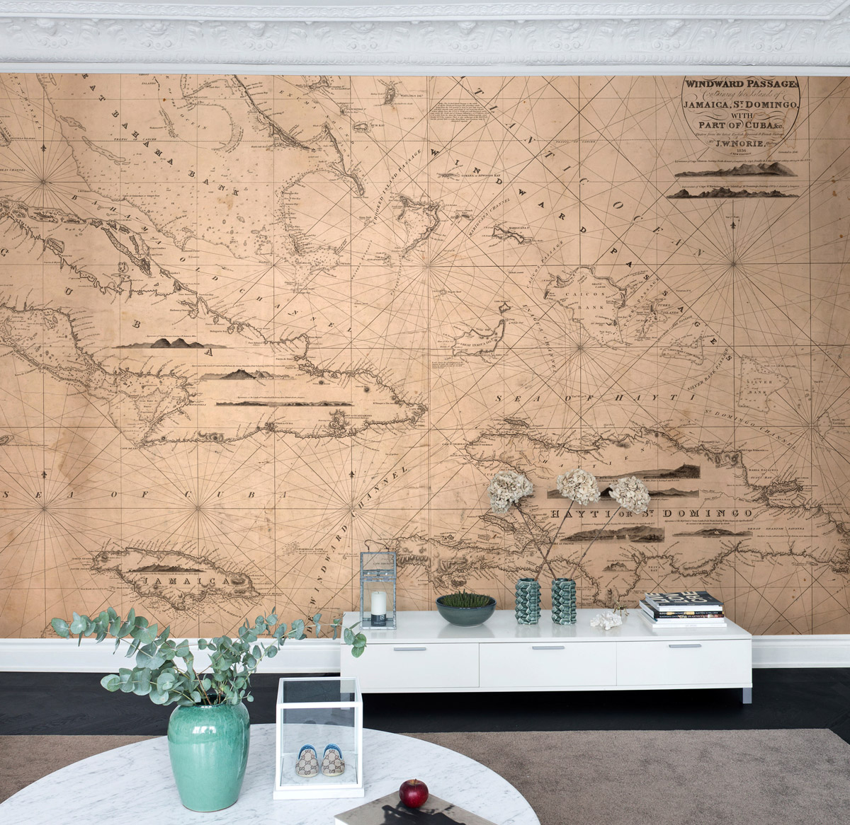 Wandbild Navigation Lines