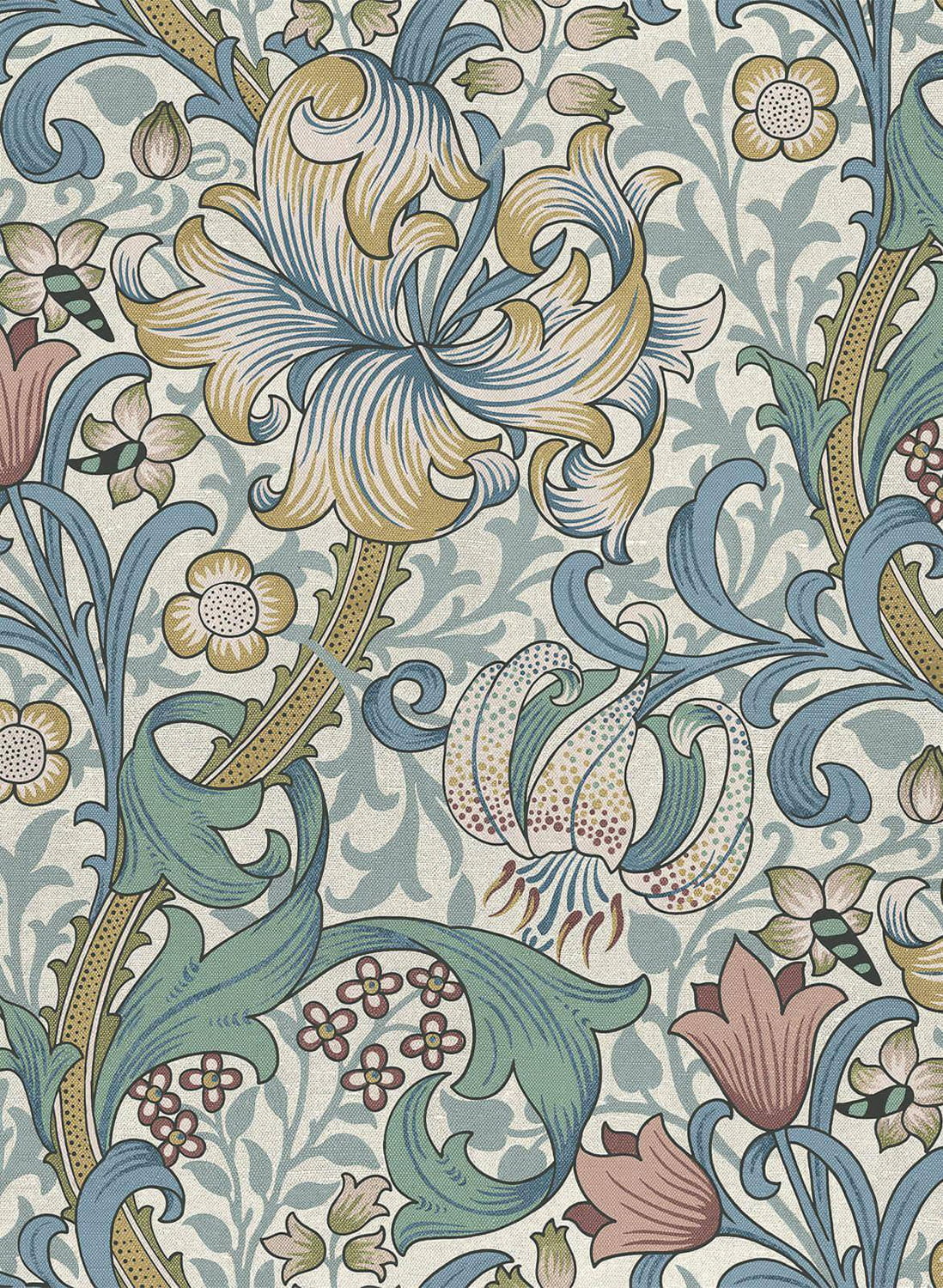 Tapete Golden Lily - Moonstone