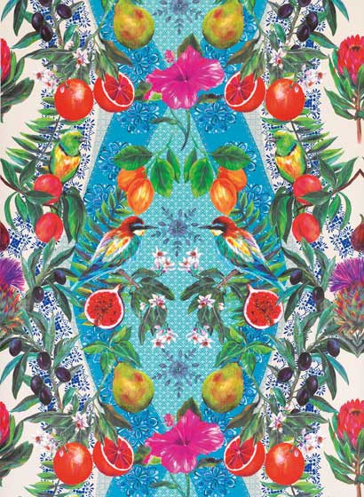 Tapete Talavera - Persian Blue/ Turquoise