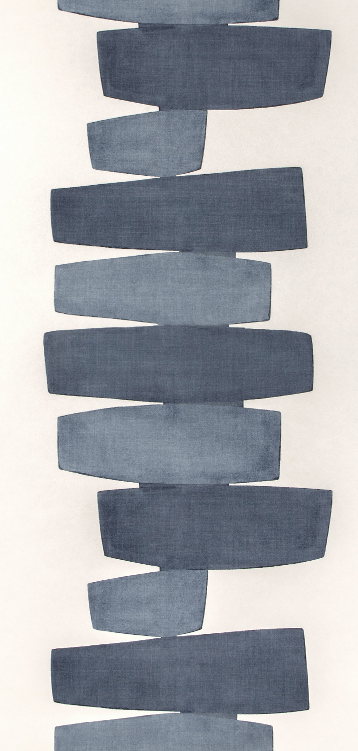 Tapete Stacked - Indigo