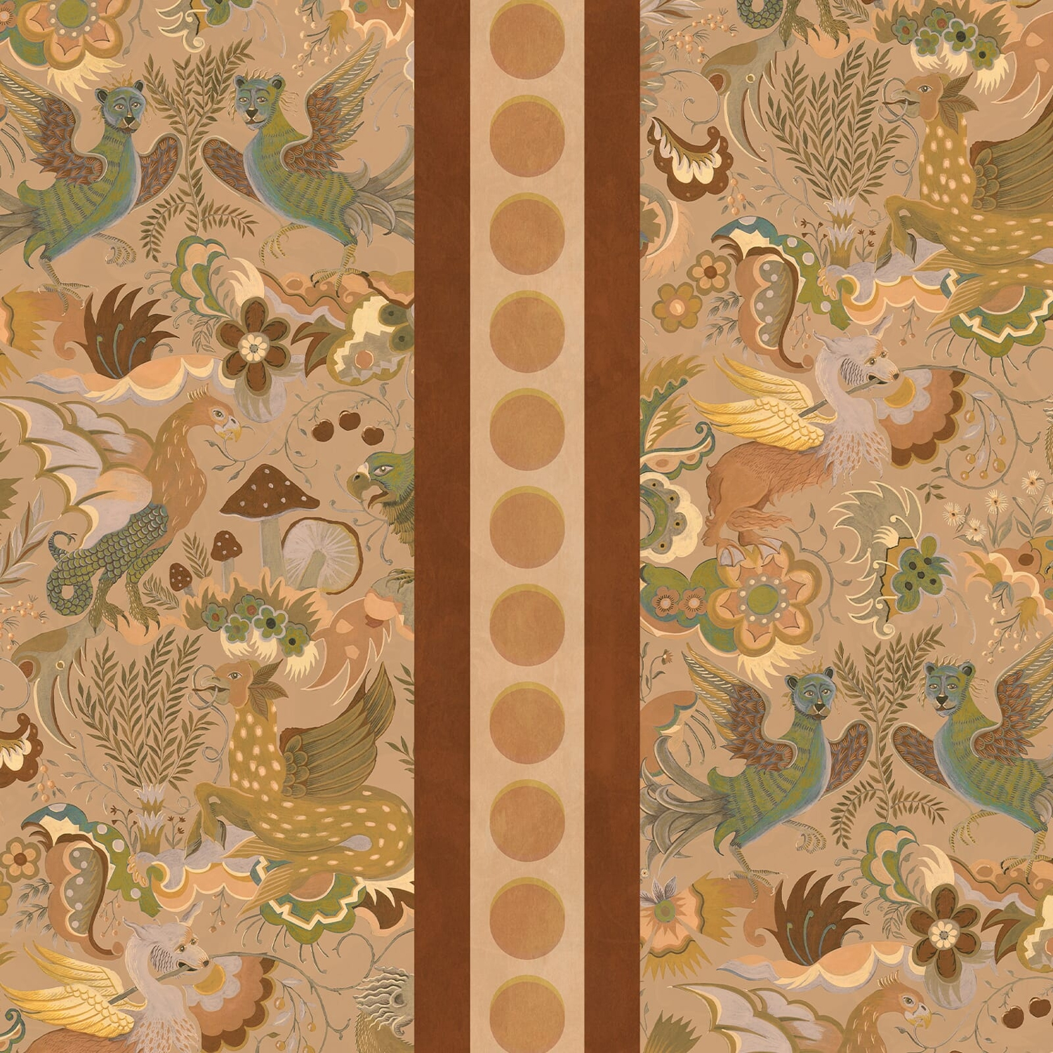 Tapete Phantasia by Pierce and Ward - Taupe