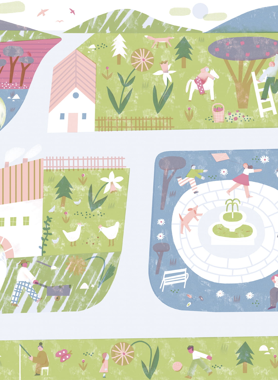 Wandbild Country Joy - Cotton