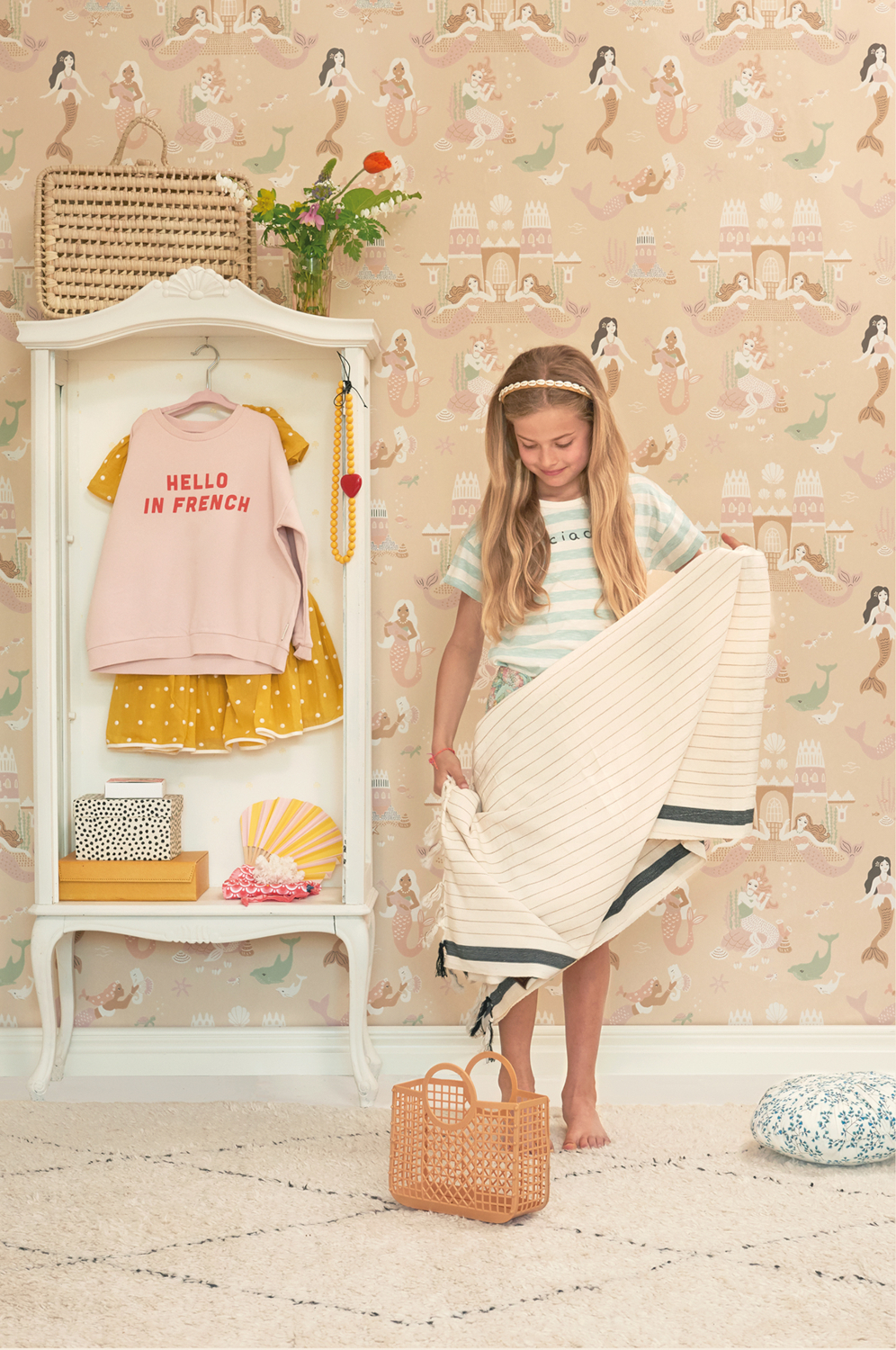 Tapete Mermaid Reef - Sandy Beige