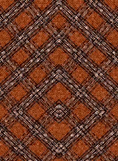 Tapete Unusual Tartan - Brown/ Black