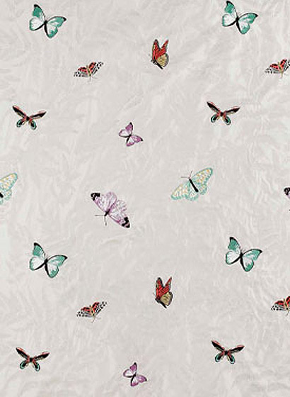 Papier peint Farfalla - Champagner/ Bunt