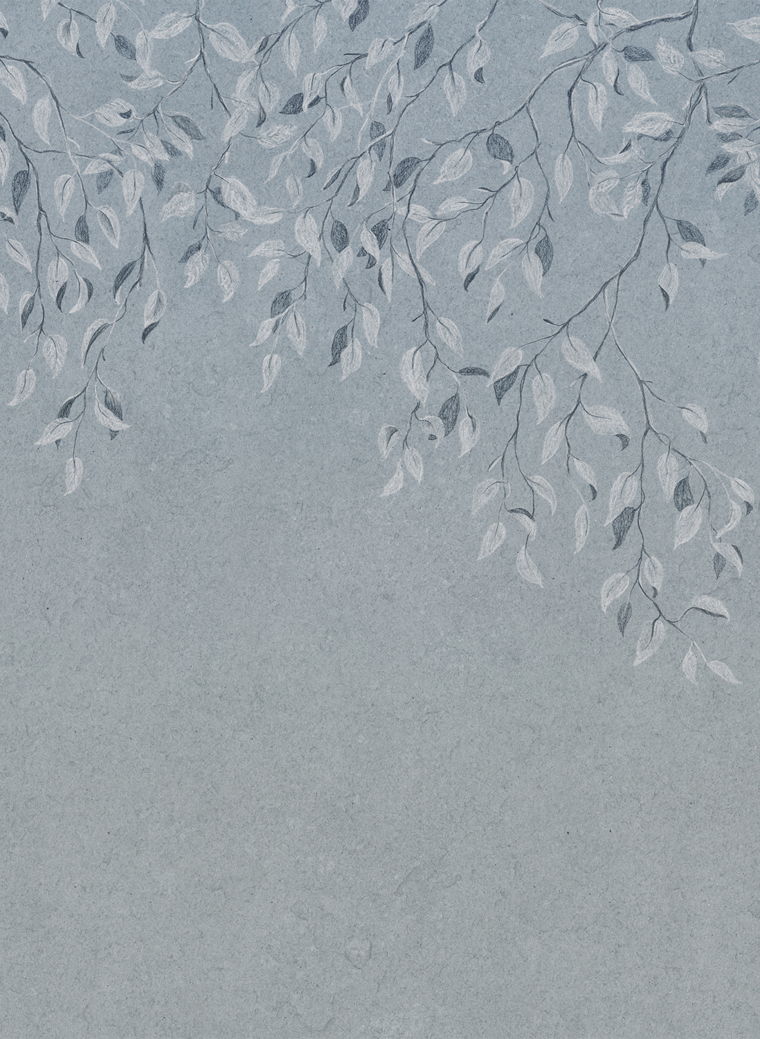 Wandbild Liselund - Misty Blue