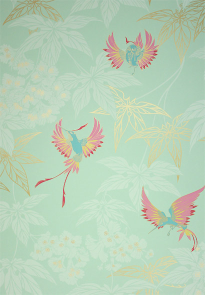 Tapete Grove Garden - Mint