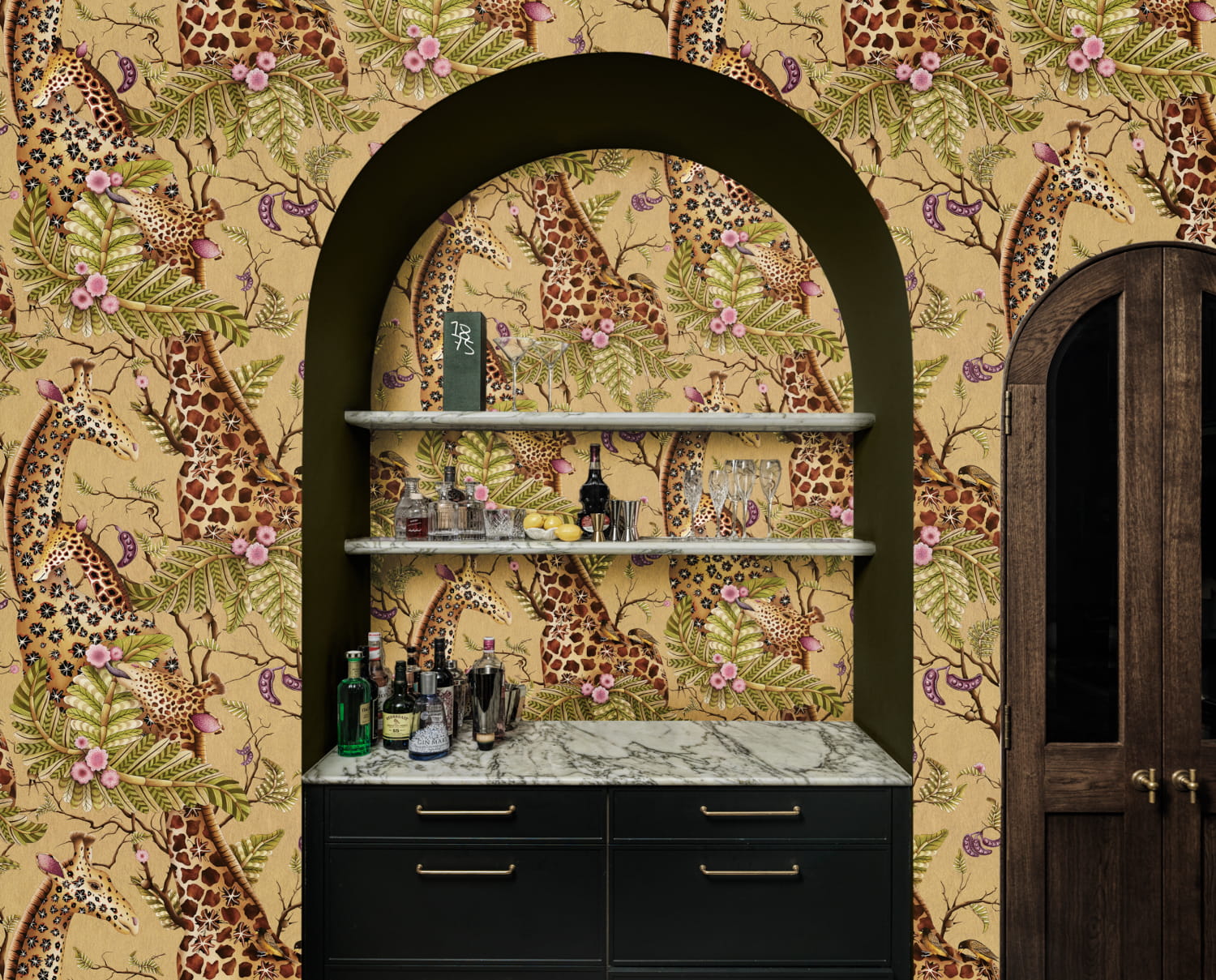 Tapete Royal Giraffe Gilded - Gilded