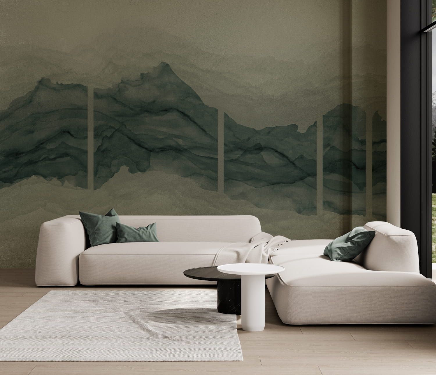 Wandbild Torn - Emerald