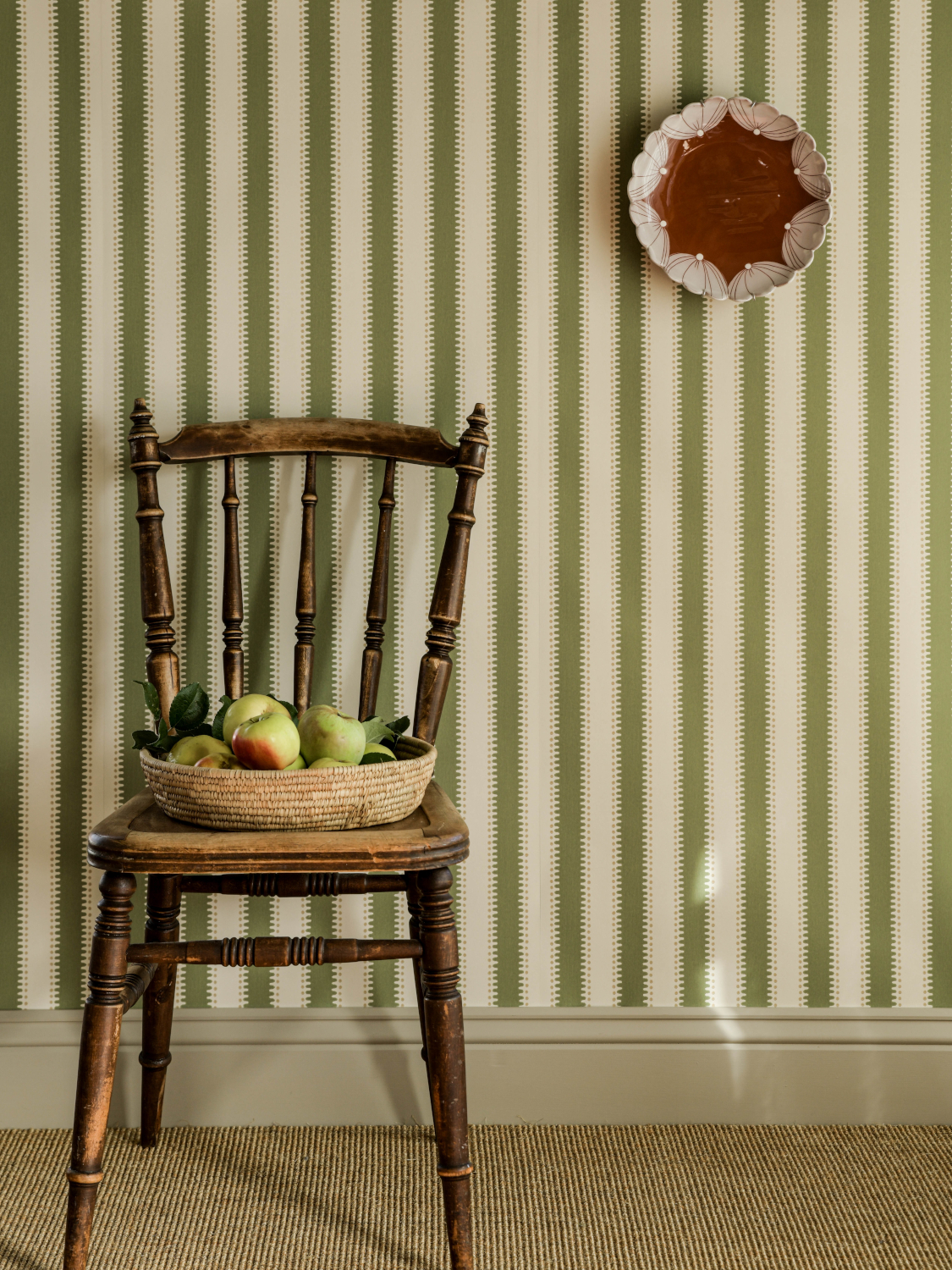 Tapete Jagged Stripe - Leaf Green