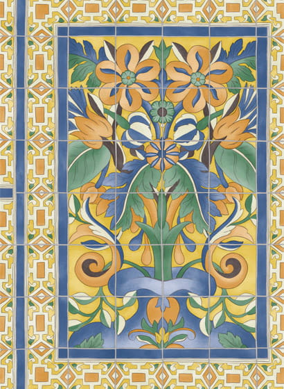 Tapete Triana - Marigold on Canary Yellow