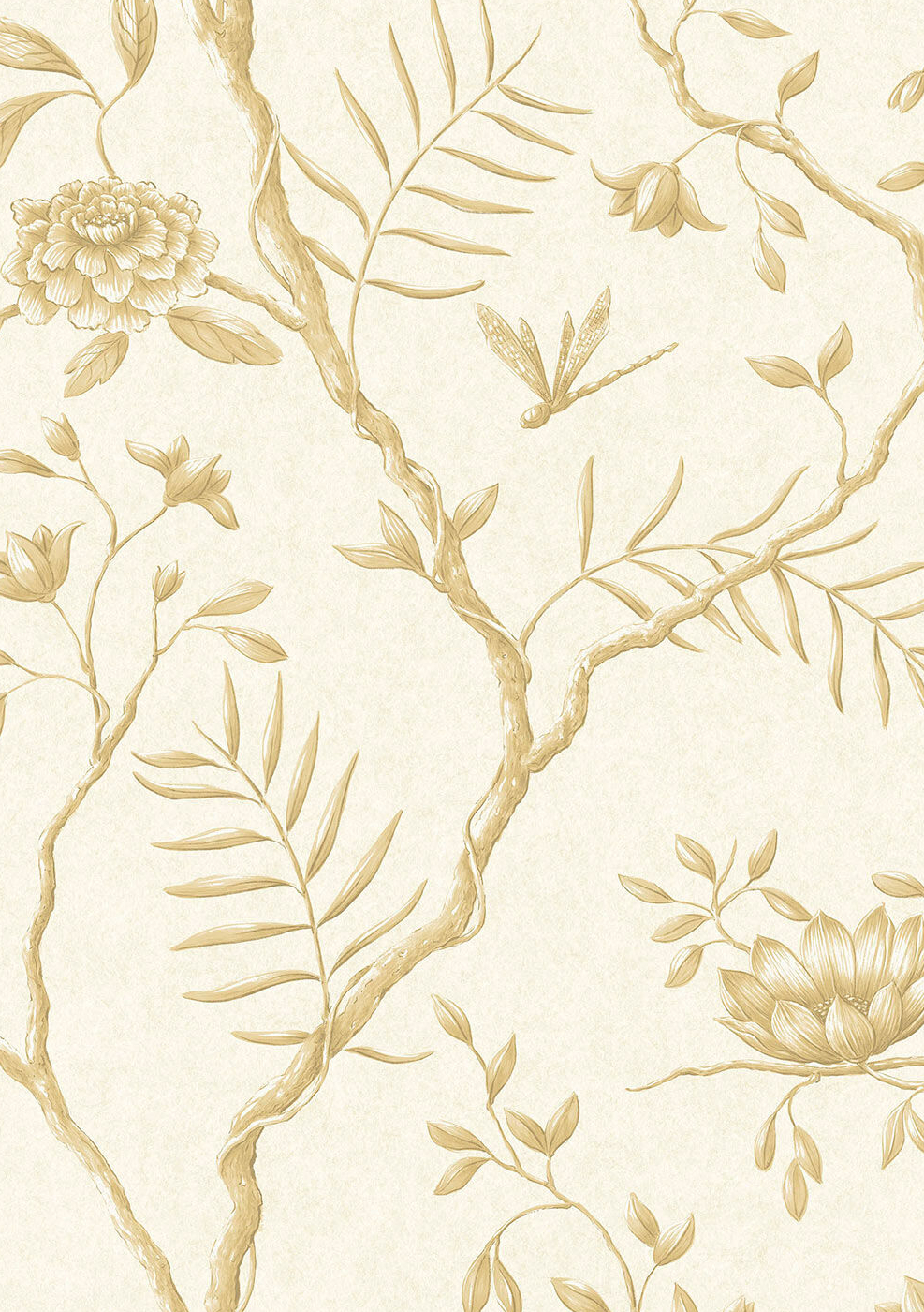Tapete Jasper Peony - Buttermilk Reverse