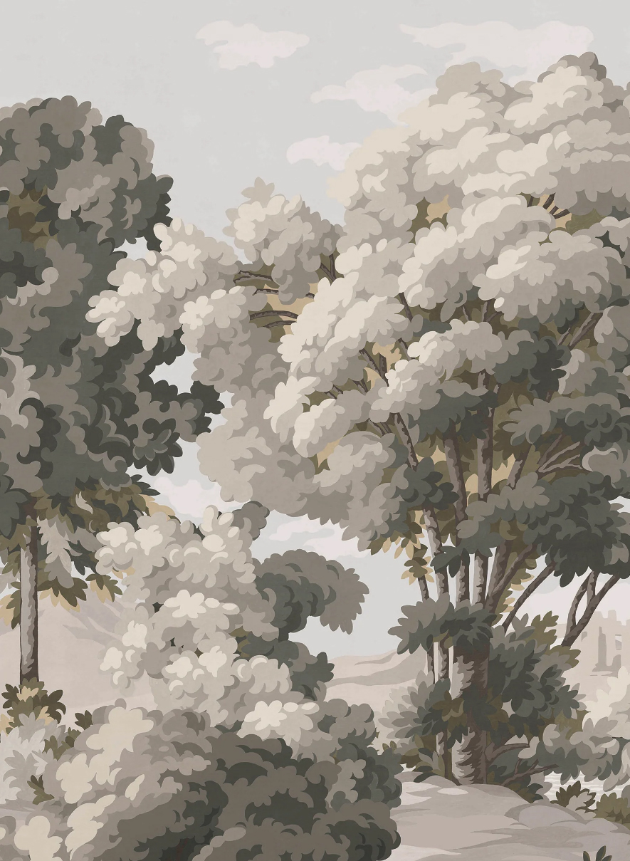 Papier peint Vallée des Peintres - Verdure Panel A