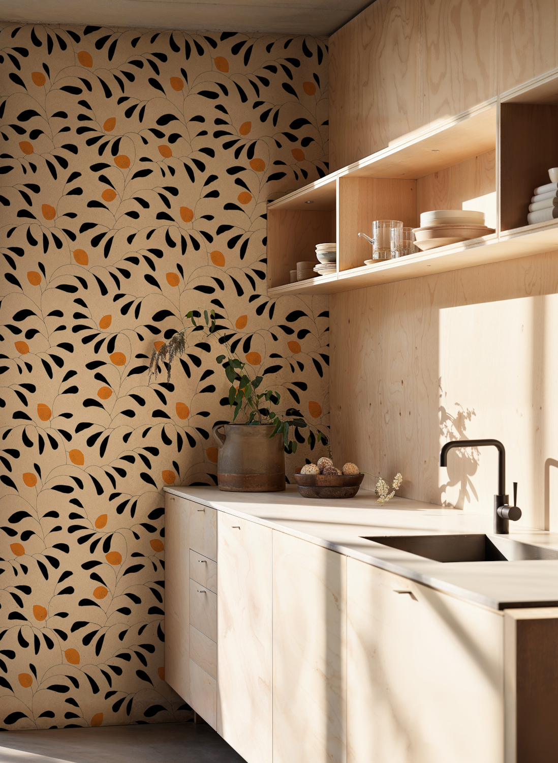 Tapete Fresh Lemons - Beige