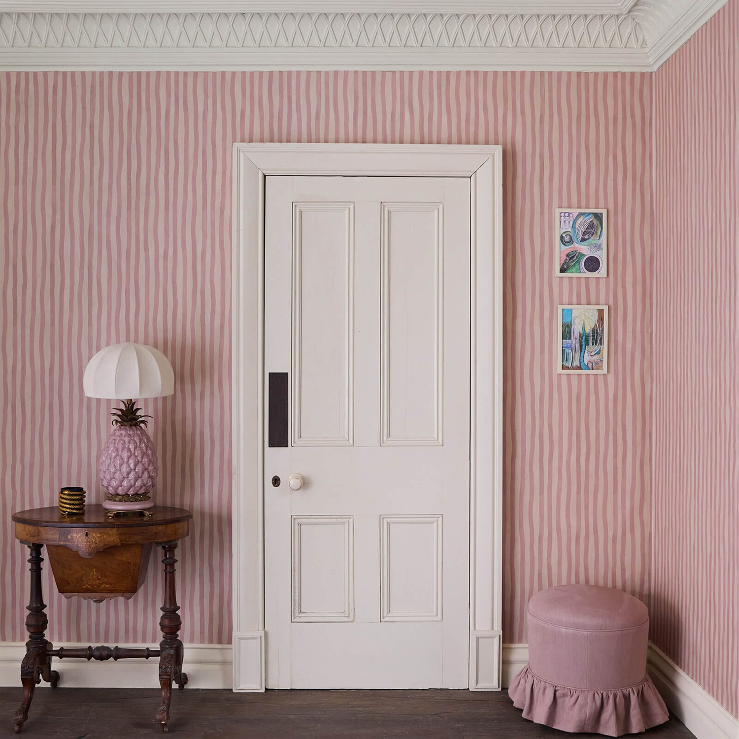 Papier peint Artists Stripe - Cocoa