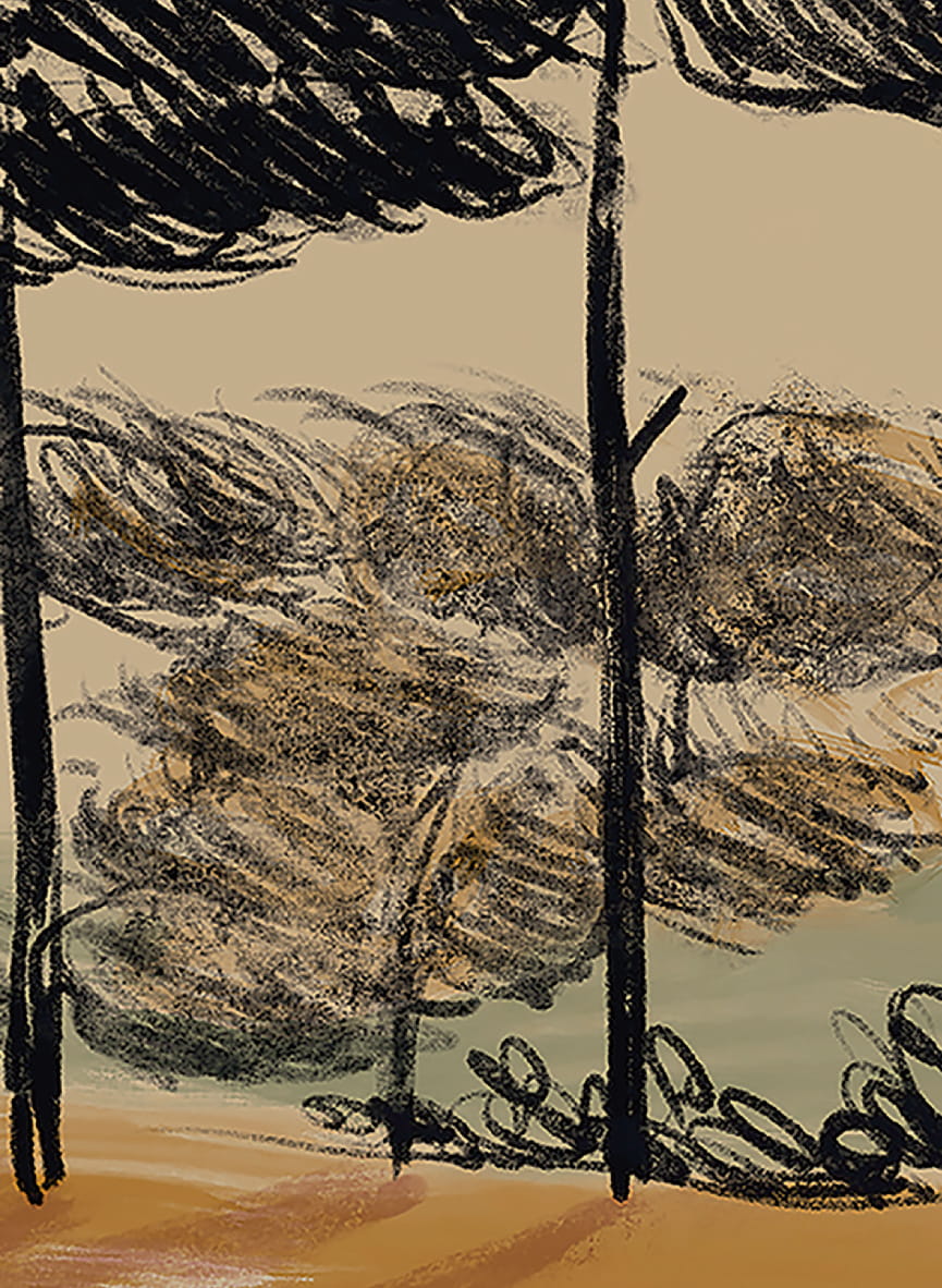 Wandbild Hors Saison - Panel 4