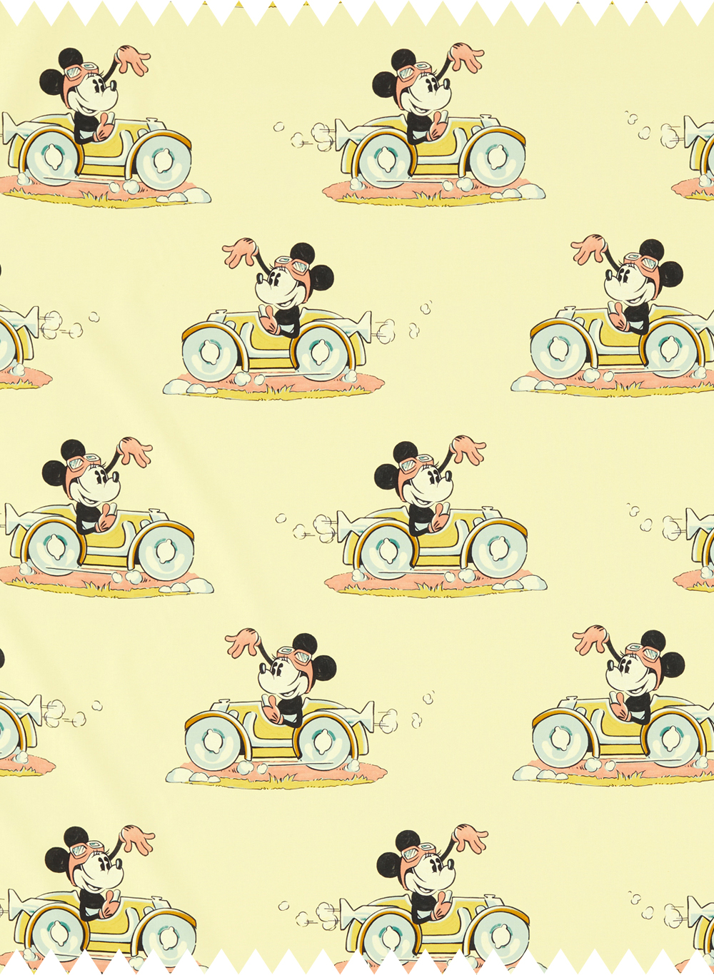Sanderson Stoff Minnie on the Move - Sherbet