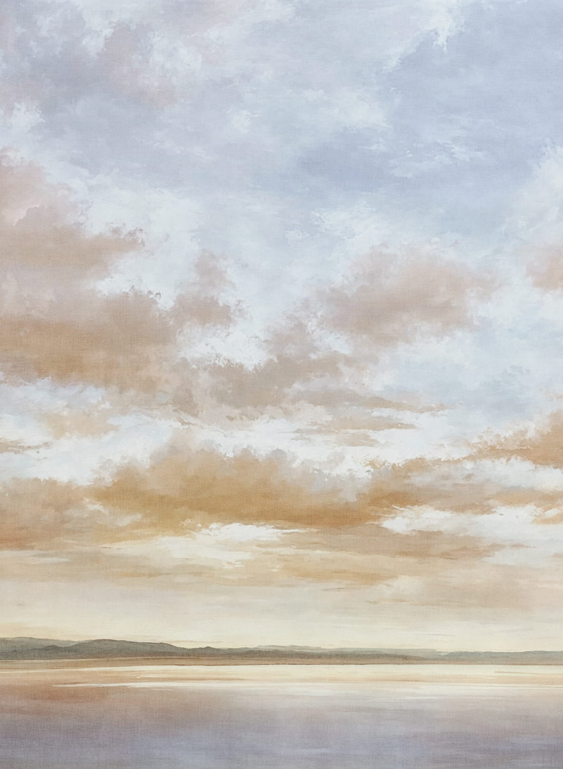 Wandbild Cumulus Clouds - Sapphire