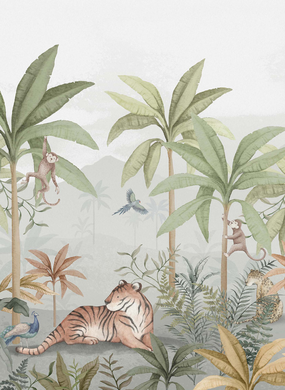 Wandbild Wild Jungle - 6945