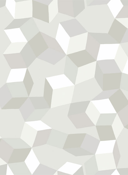Tapete Puzzle - White on White