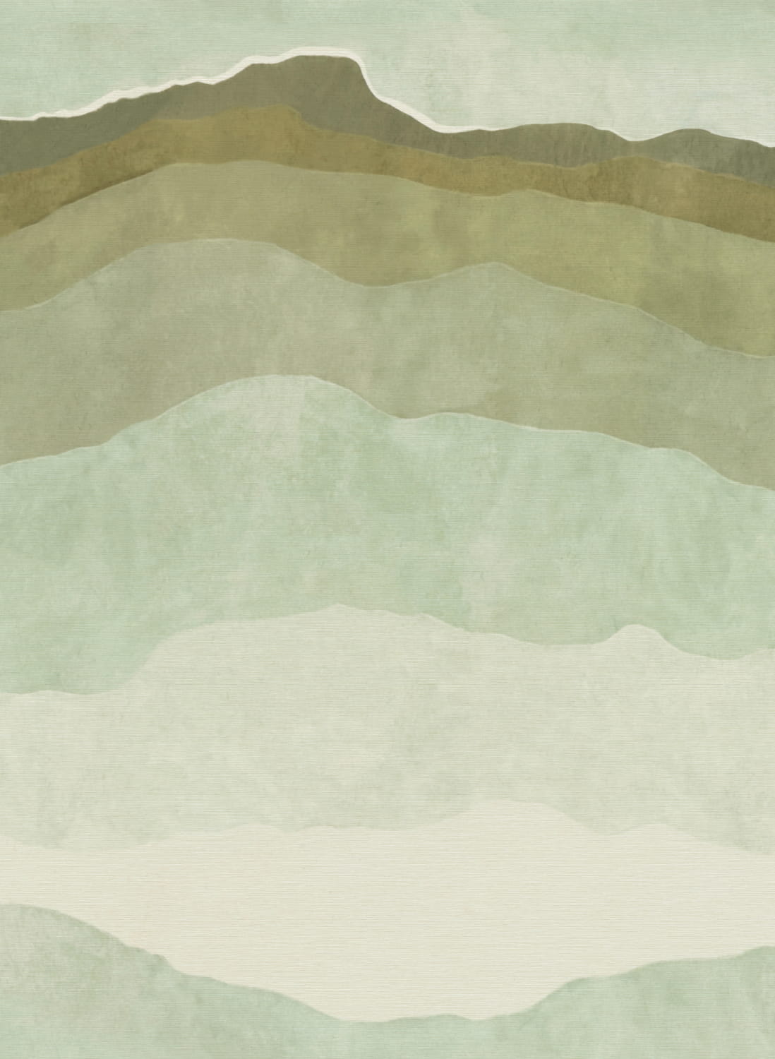 Wandbild Sedimentary - Evergreen