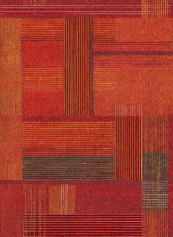 Wandbild Bonn - Red Panel 3