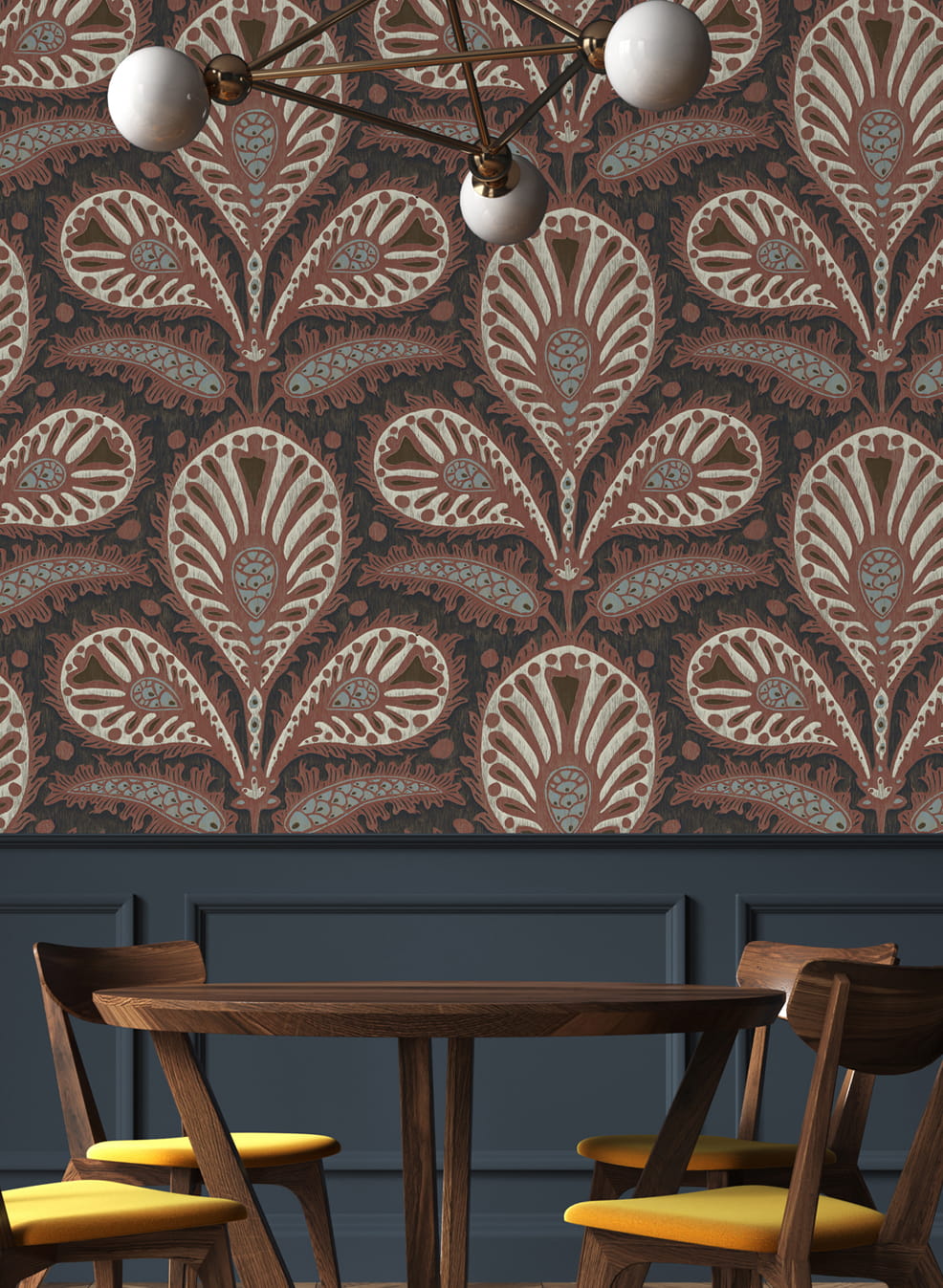 Tapete Ikat Clover