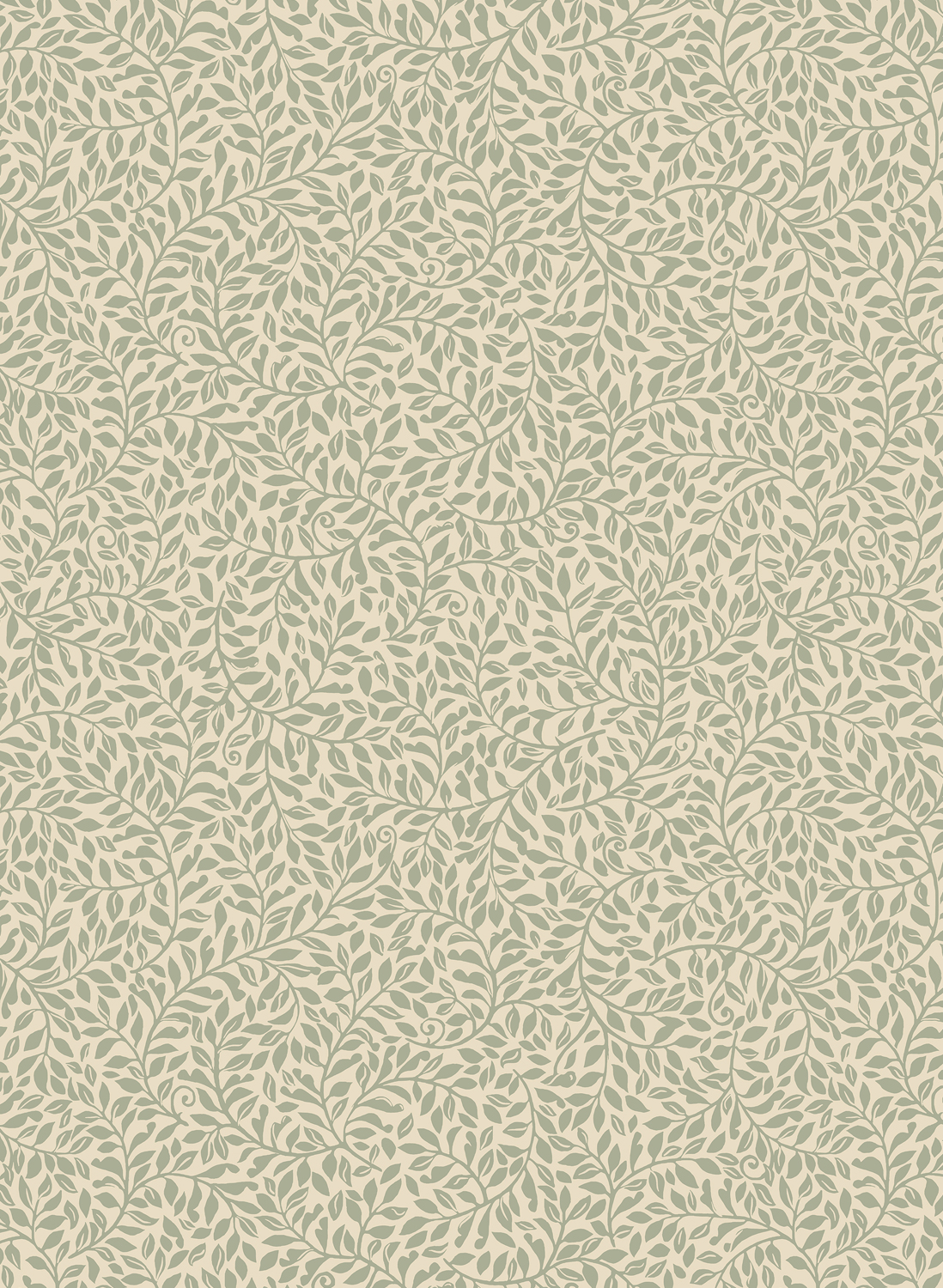 Tapete Bladverk - green