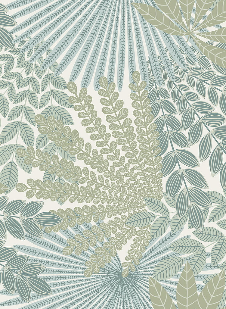 Tapete Velvet Leaves - 2262