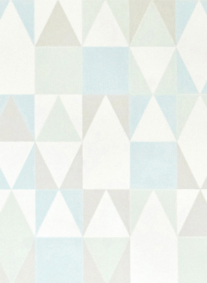 Tapete Alice - Soft Green/ Turquoise/ Grey/ Cream White