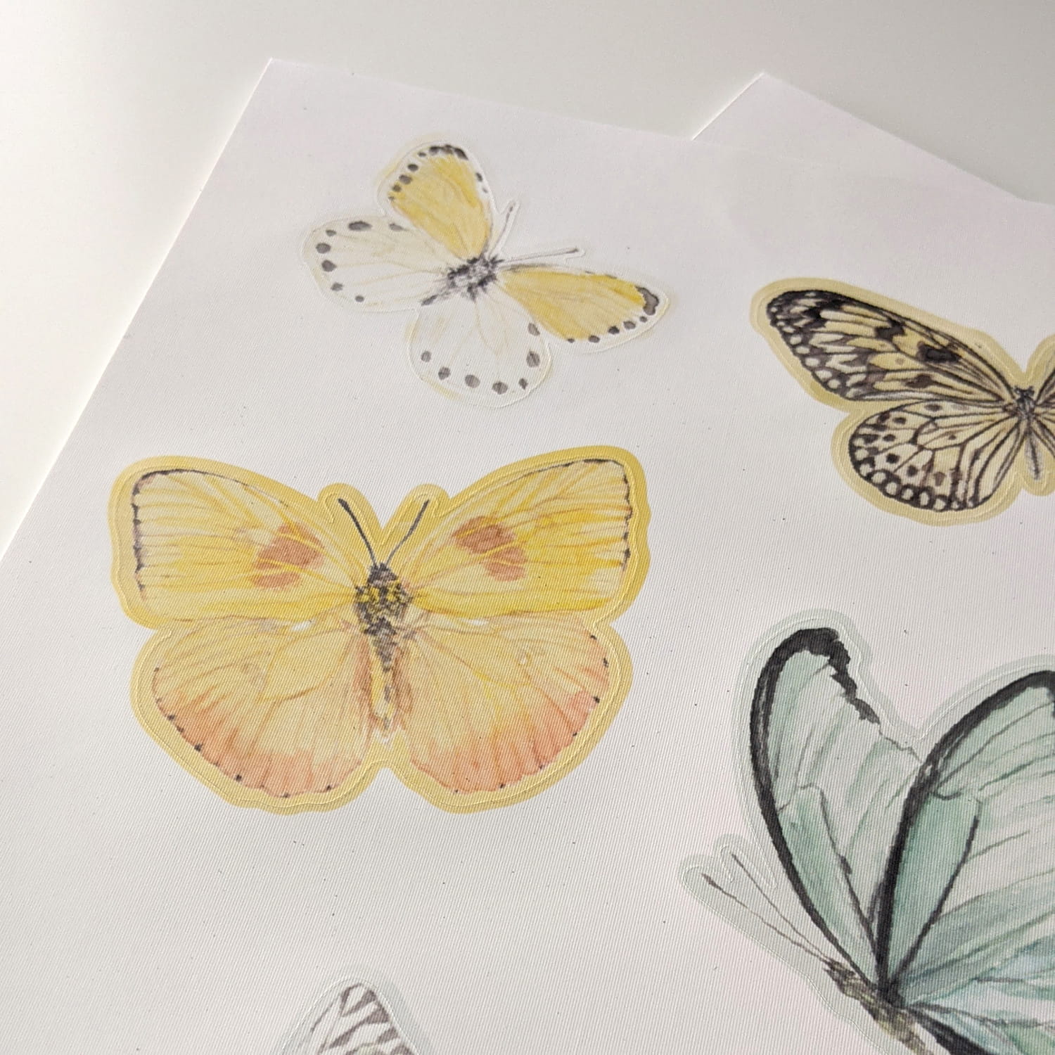 Wandsticker Butterfly - Bright