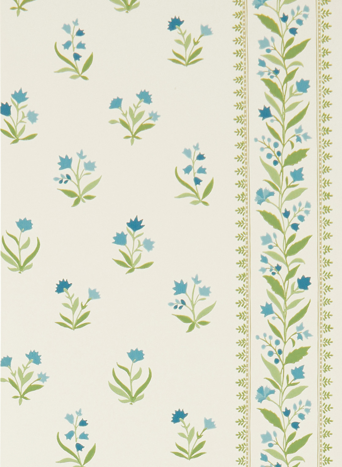 Tapete Petit Dapuri - Blue/ Green