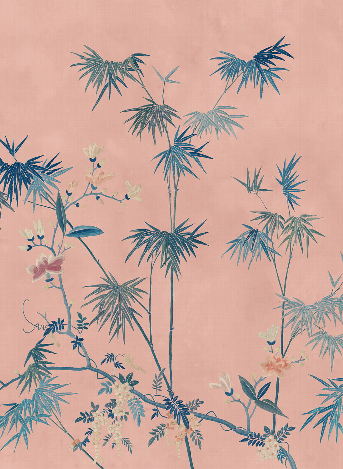 Wandbild Bamboo Grove - Pink