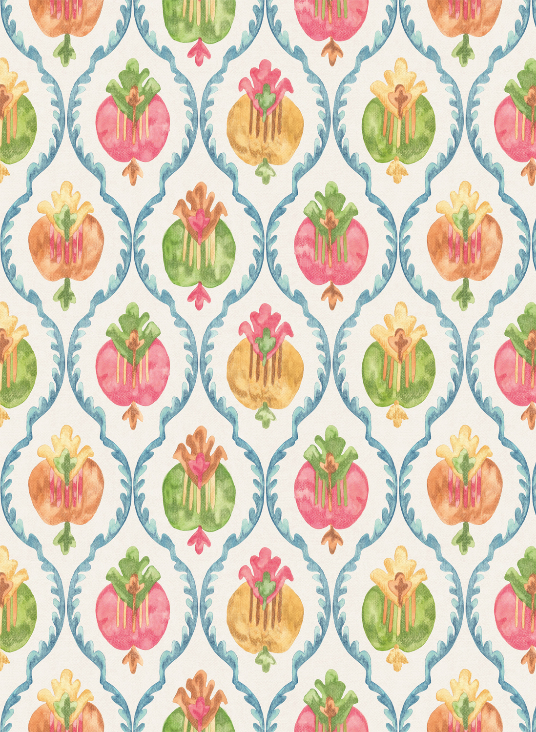 Tapete Mysore - Ivory/ Multi