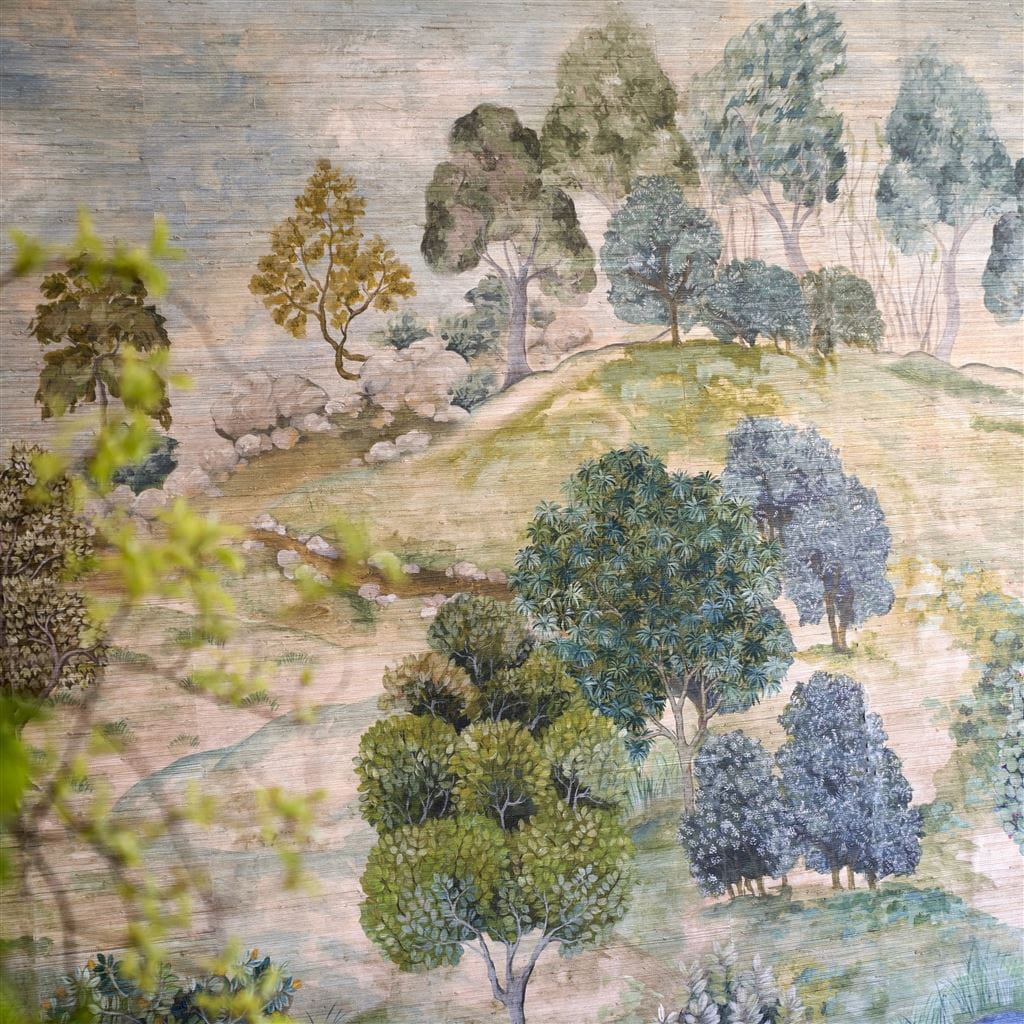 Wandbild Bandipur Grasscloth - Sky