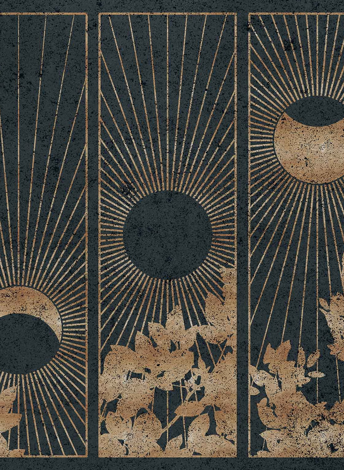 Wandbild Da Lat - Gold