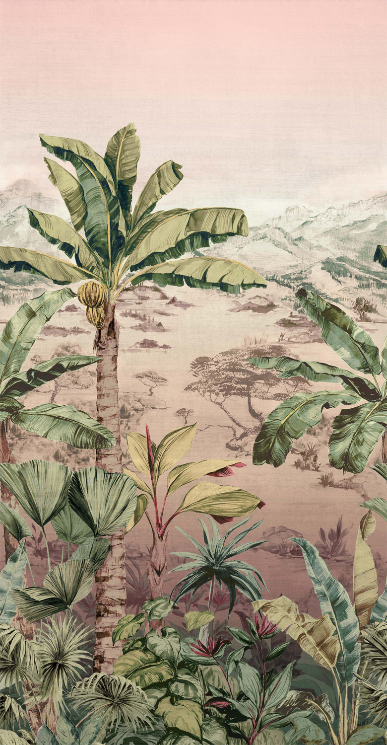 Wandbild Martinique - Blush