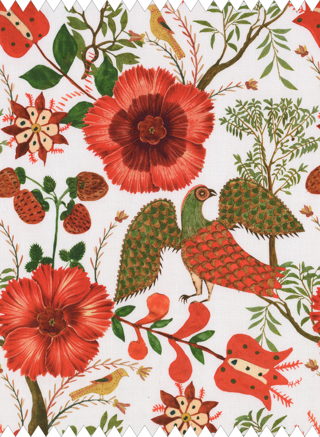 Stoff Szekely Folk - Linen