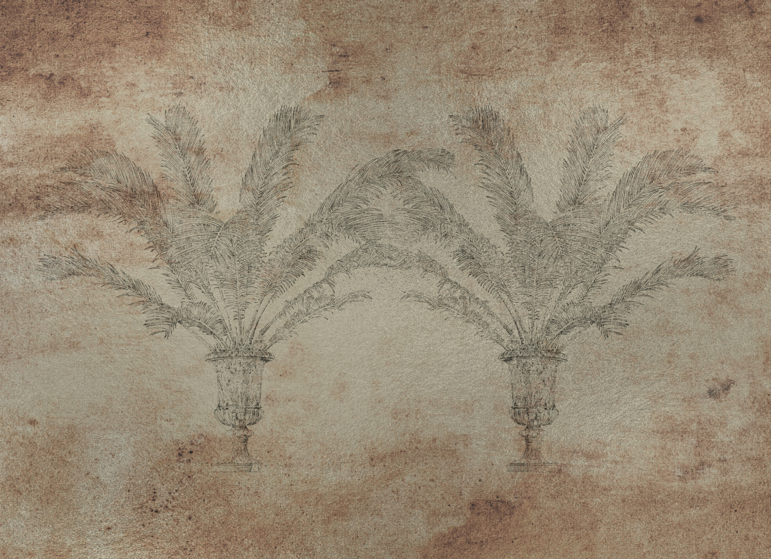 Wandbild Palma - Silver