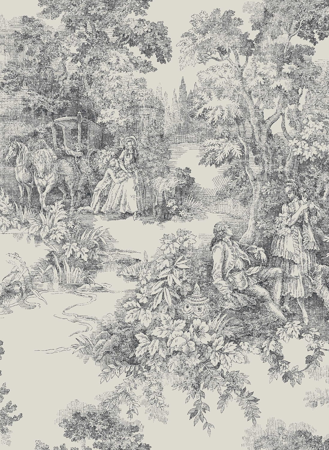 Tapete Toile de Jouy - 7766