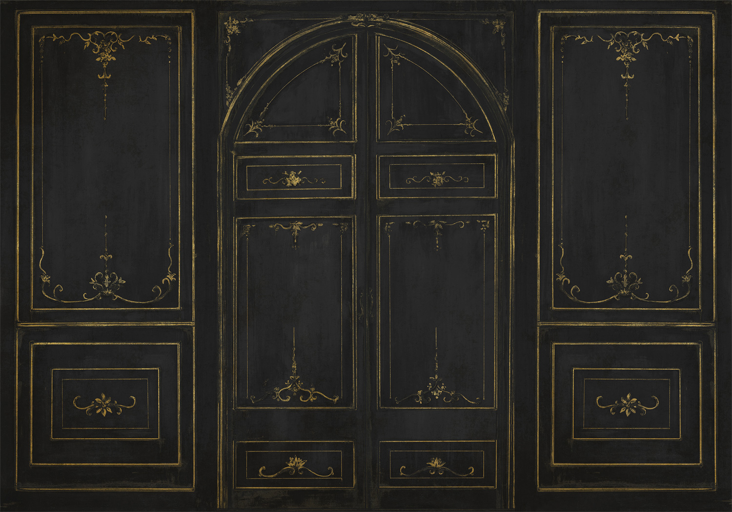 Wandbild Lao Zi - Coal