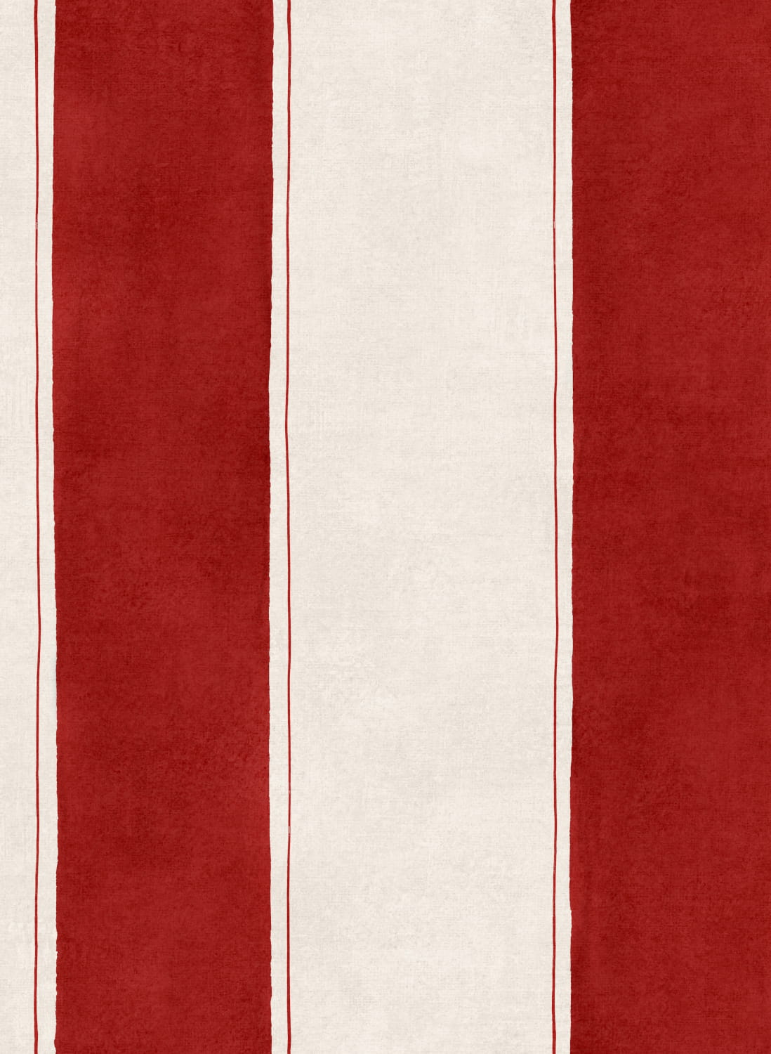 Tapete Florentine Stripe - Vermilion