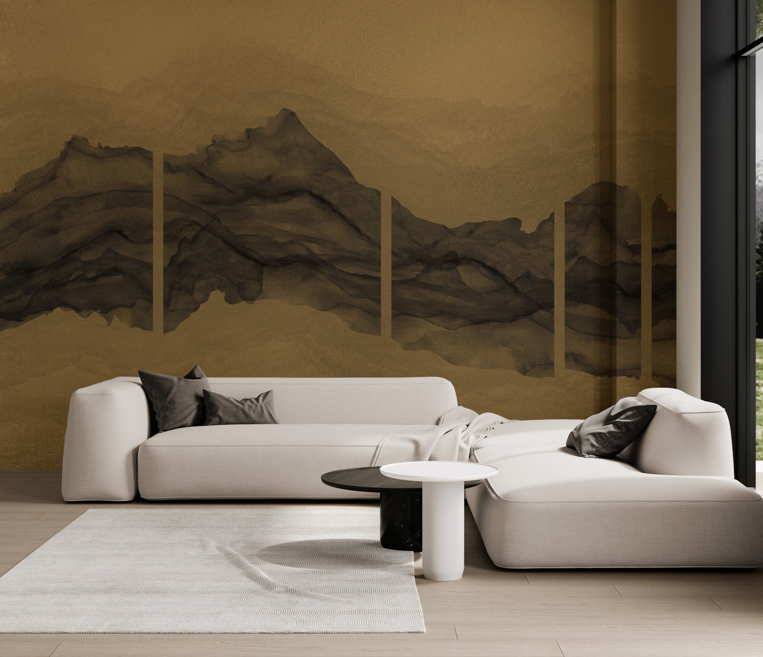 Wandbild Torn - Gold