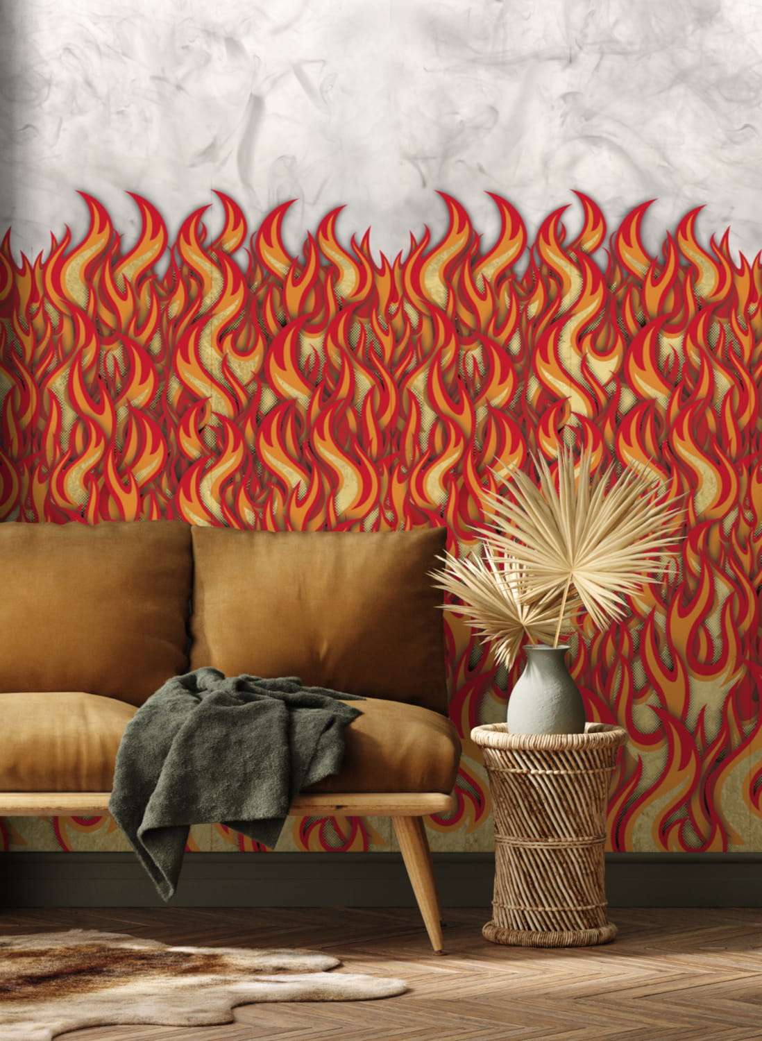 Wandbild Job on Fire