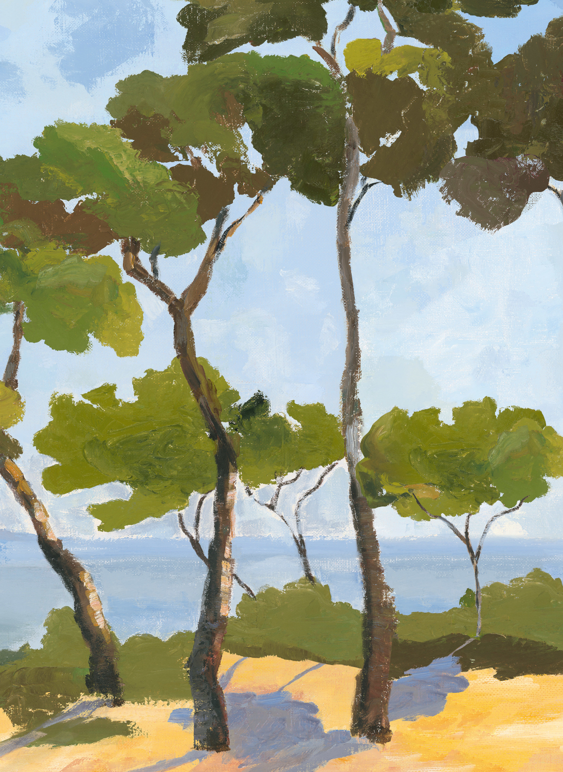 Wandbild Lérins - Panel F