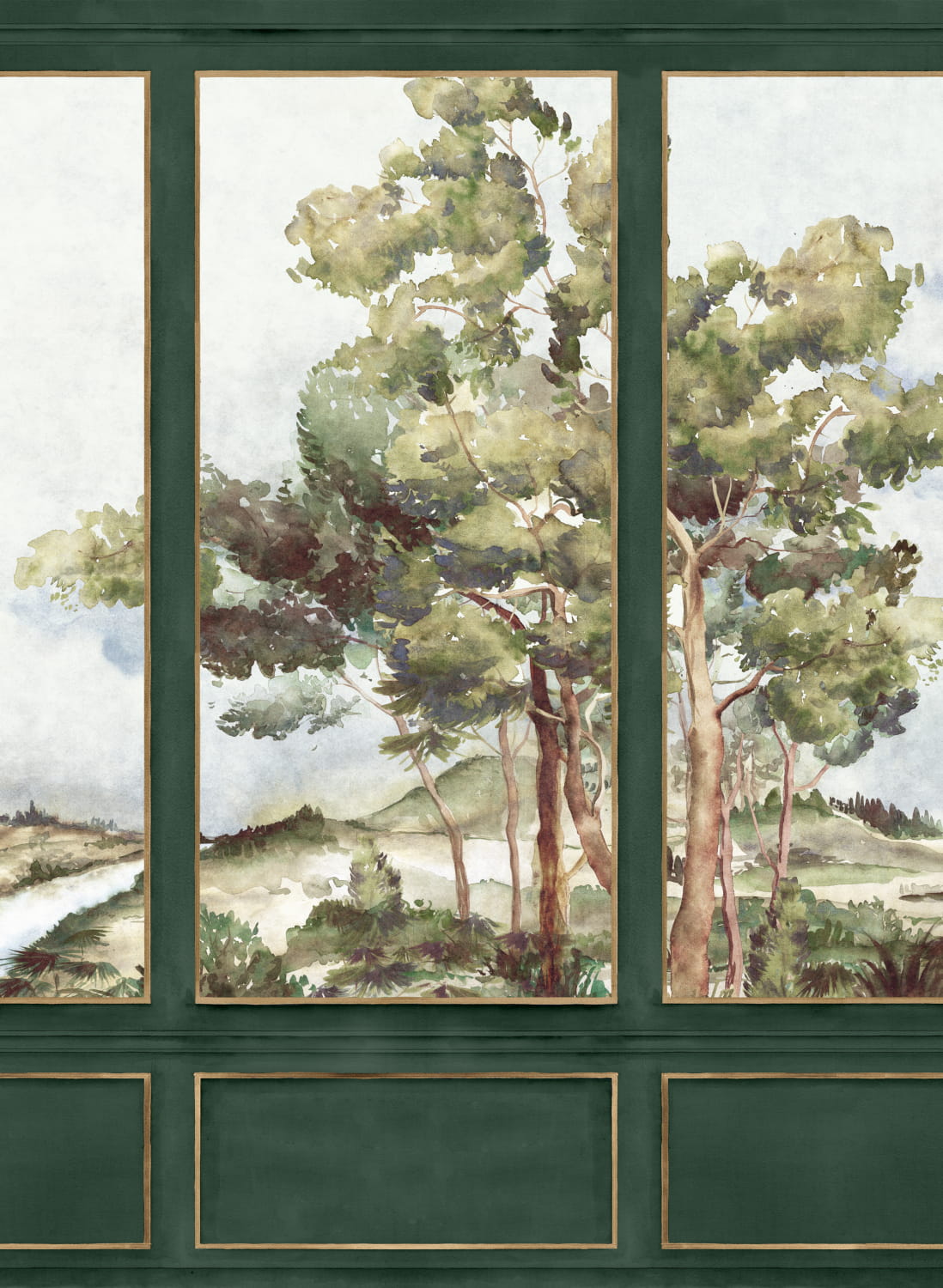 Wandbild Damaskus View - Emerald